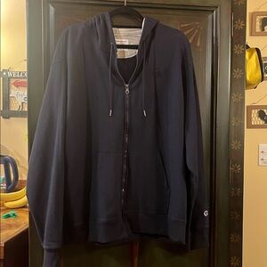 Champion Dark Blue Full-Zip Hoodie